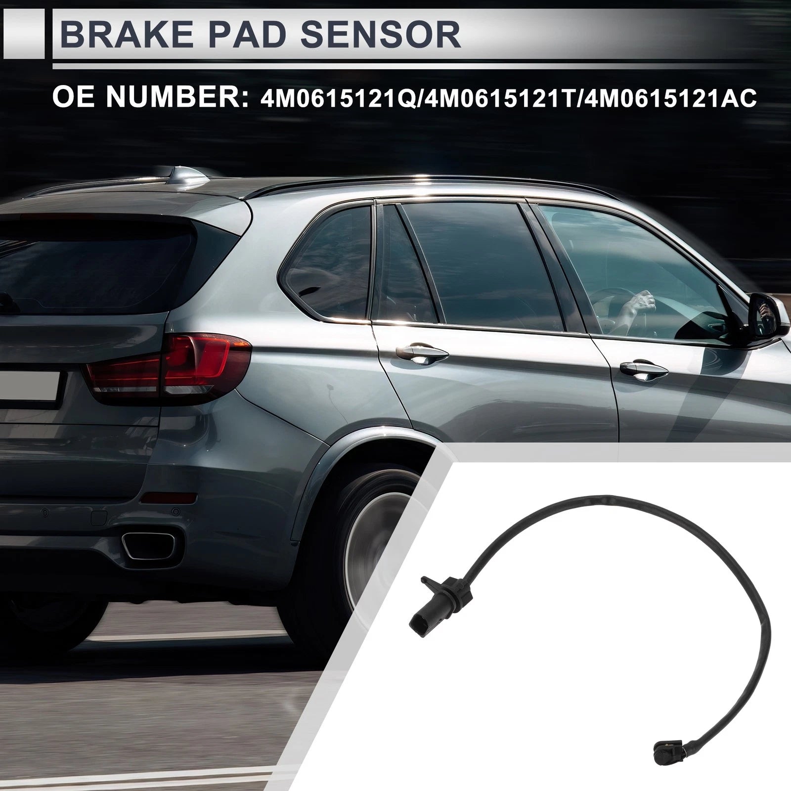 Brake Pad Wear Sensor Front for Audi A4 B9 (2019–2023)