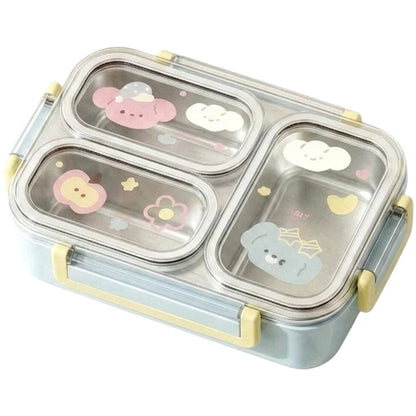 Thermal Stainless Steel Lunch Box for Work School (2 or 3 Sections)