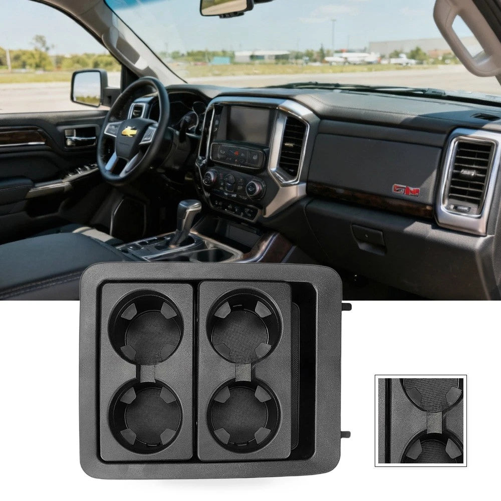 Center Console Cup Holder Tray for Chevrolet Silverado GMC Sierra (2014–2023)