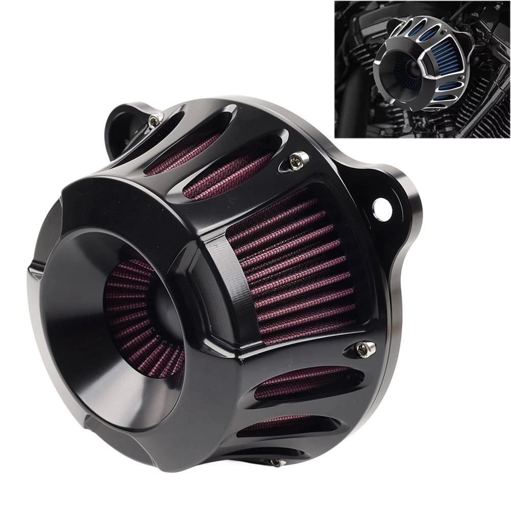 Air Cleaner Intake Filter Kit For Harley Touring Electra Street Road Glide 08-16