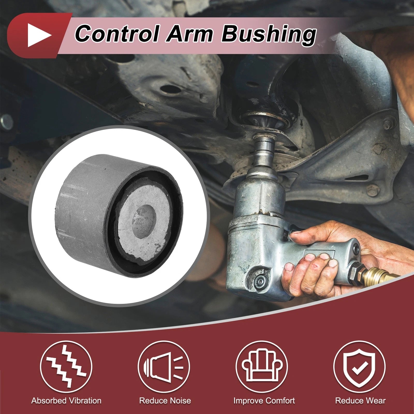 Rear Control Arm Bushing Replacement for Mercedes-Benz 300E (1986–1993)