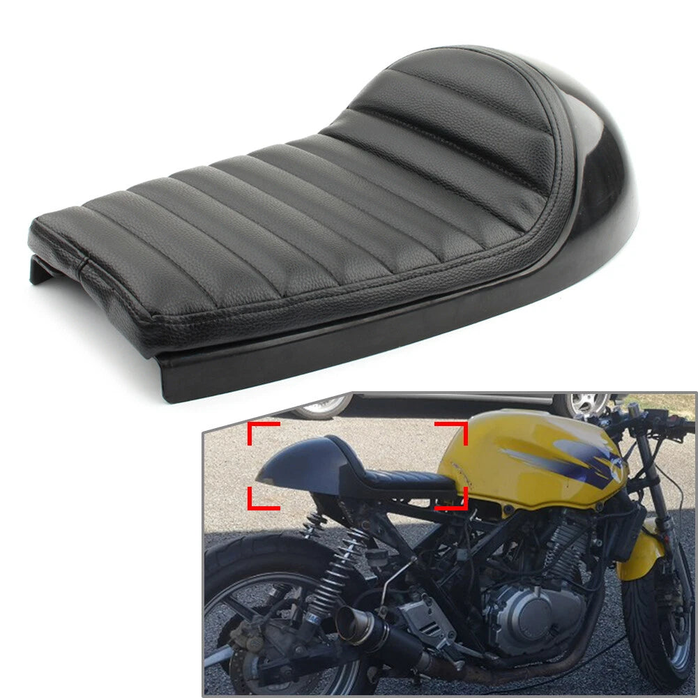Cafe Racer Seat Pan for Universal Models (Retro, Vintage, Black)