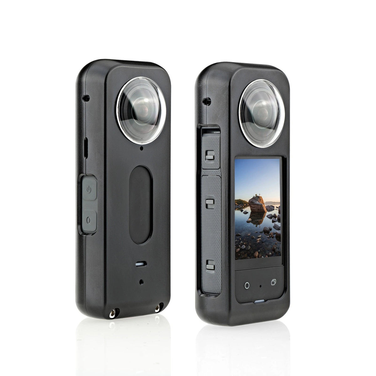 Anti-Drop Protective Cage Housing Frame with Lens Protector for Insta360 X3 (2022–2023)