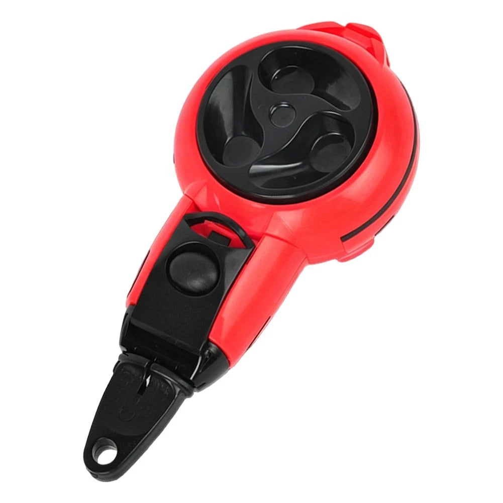 Snap-Line with Collapsible Metal Handle for Universal Use