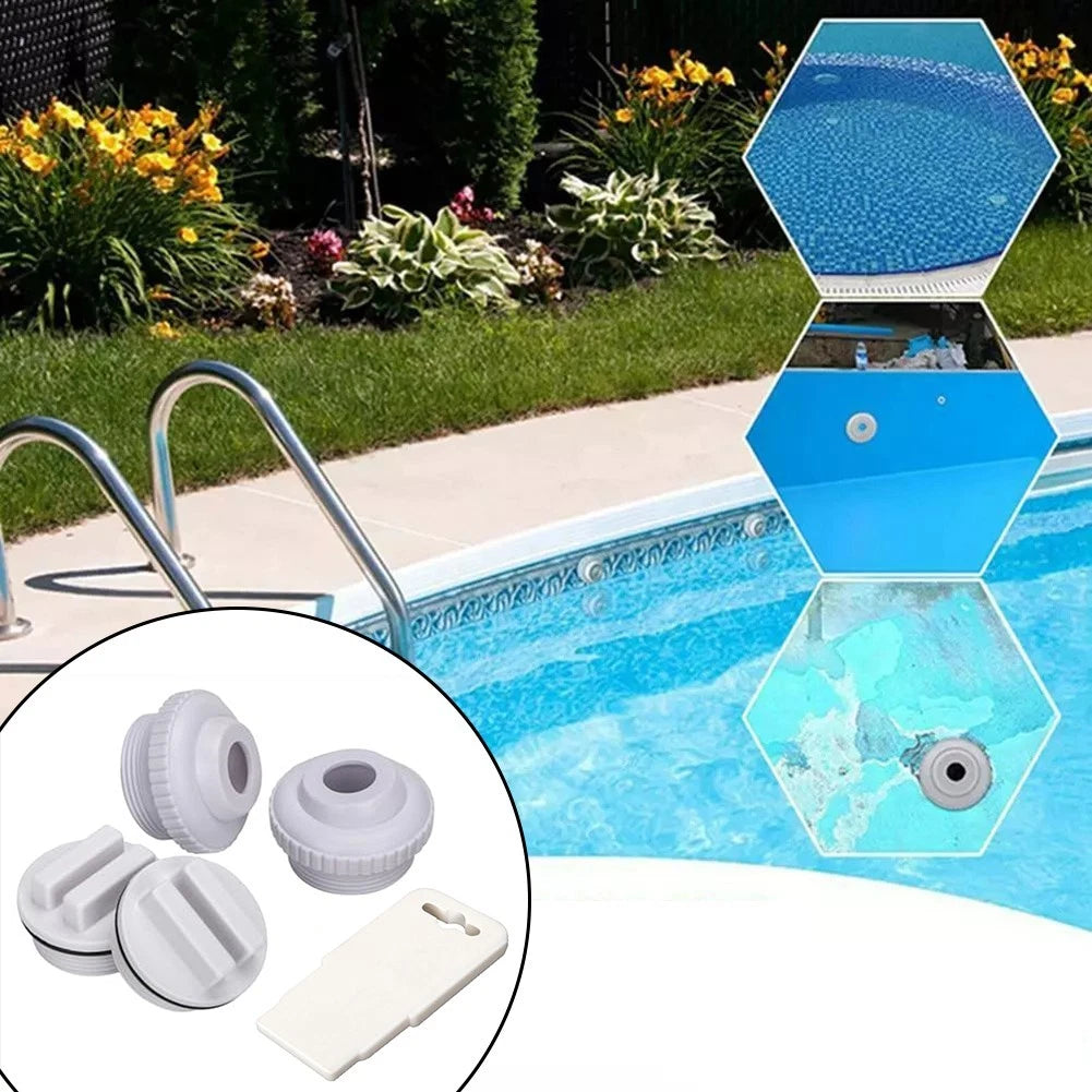 Set of 2 Pool Directional Flow Eyeball Jet Fitting SP1419D with Tool