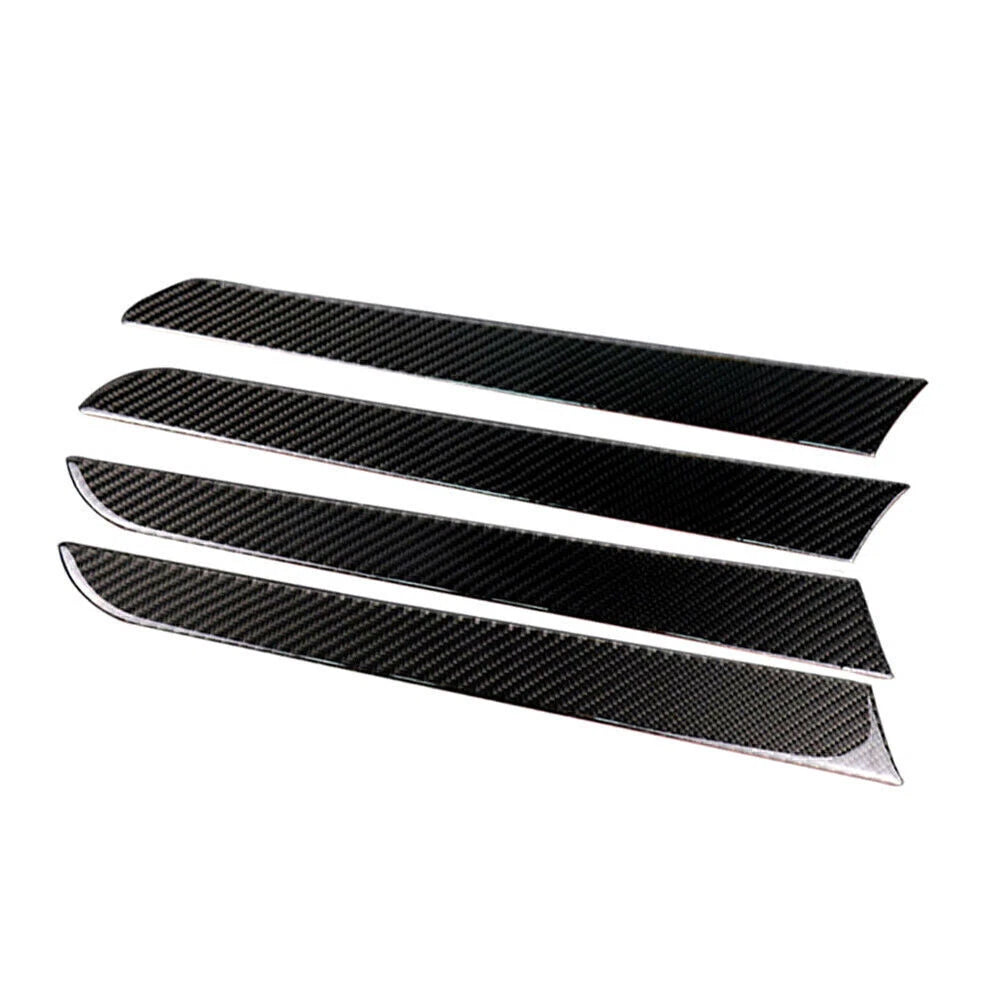 4X Carbon Fiber Interior Door Panel Cover Trim for Audi A4 B8 (2009–2016)