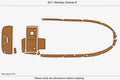 EVA Foam Flooring Mat for Benetau Antares 8 (2011)