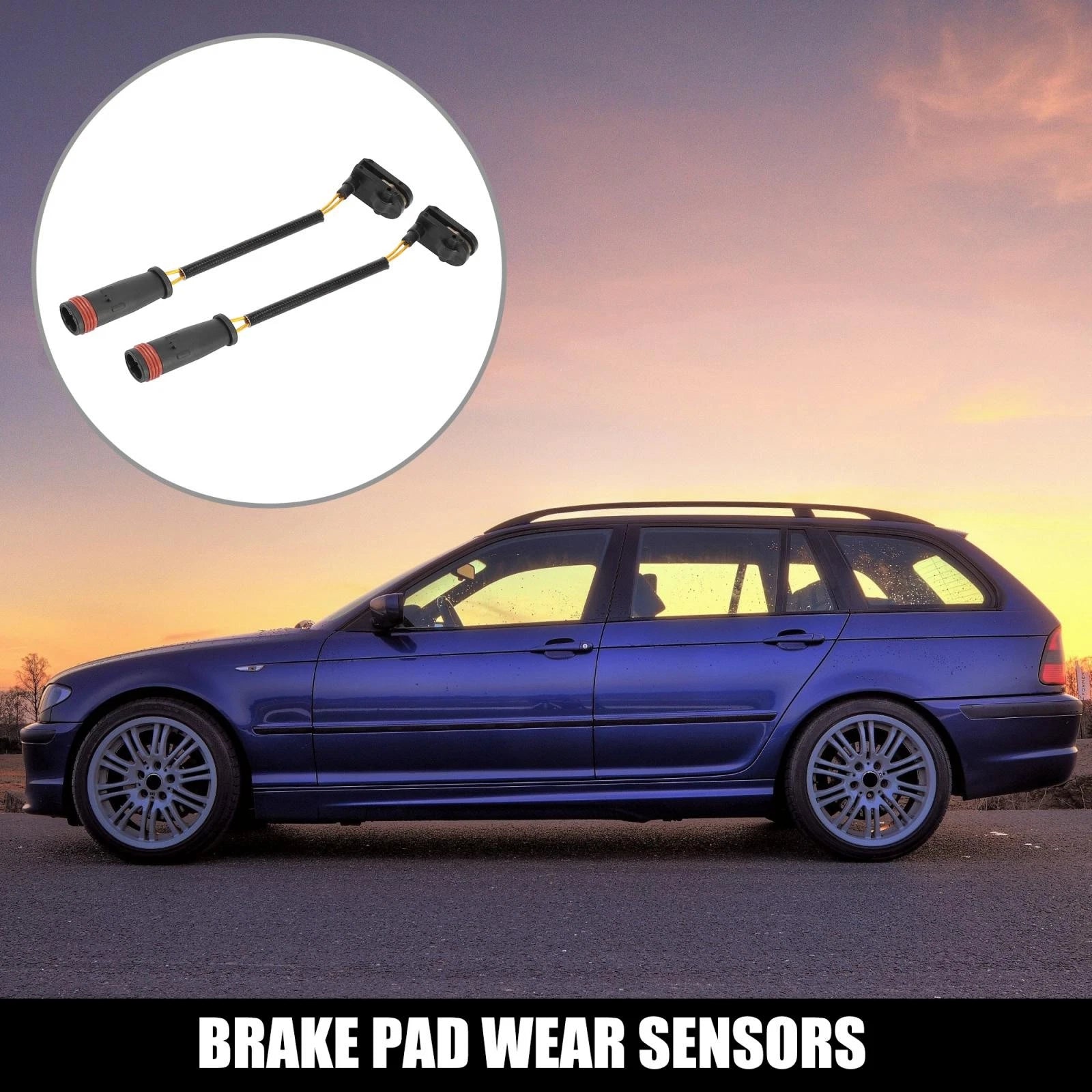 Brake Pad Wear Sensor Front Rear Set for Dodge Sprinter 2500 (2007–2024)