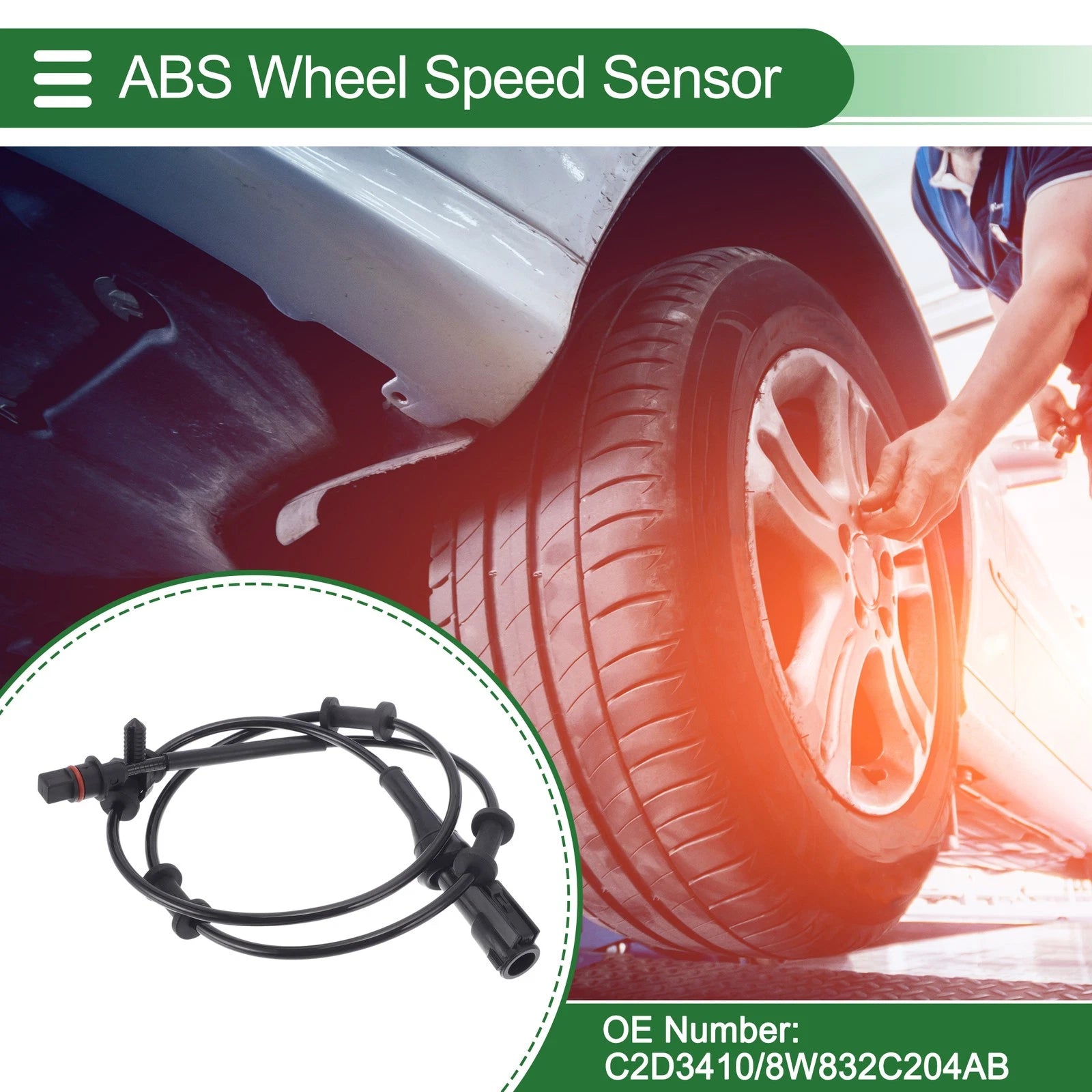 ABS Wheel Speed Sensor No.C2D3410 for Jaguar XF (2011–2014)