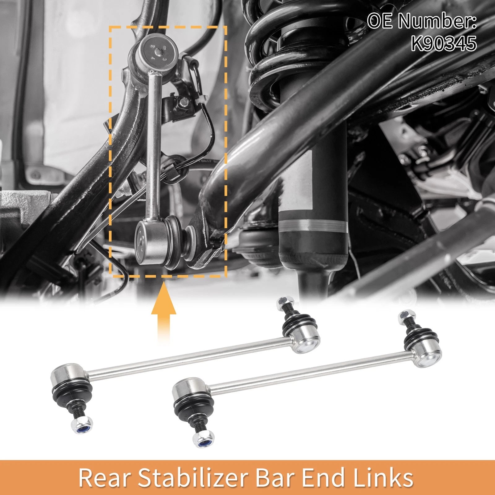 2pcs Rear Stabiliser Sway Bar Link Replacement for Lexus ES300 Toyota Avalon (1997–2004)