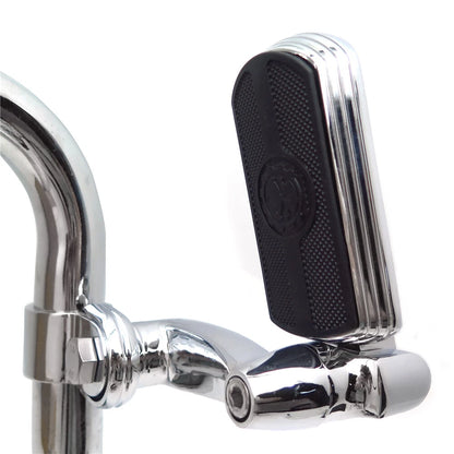 Chrome 1 1/4" Gear Skull FootPeg Clamp for Harley Sportster Touring (D)