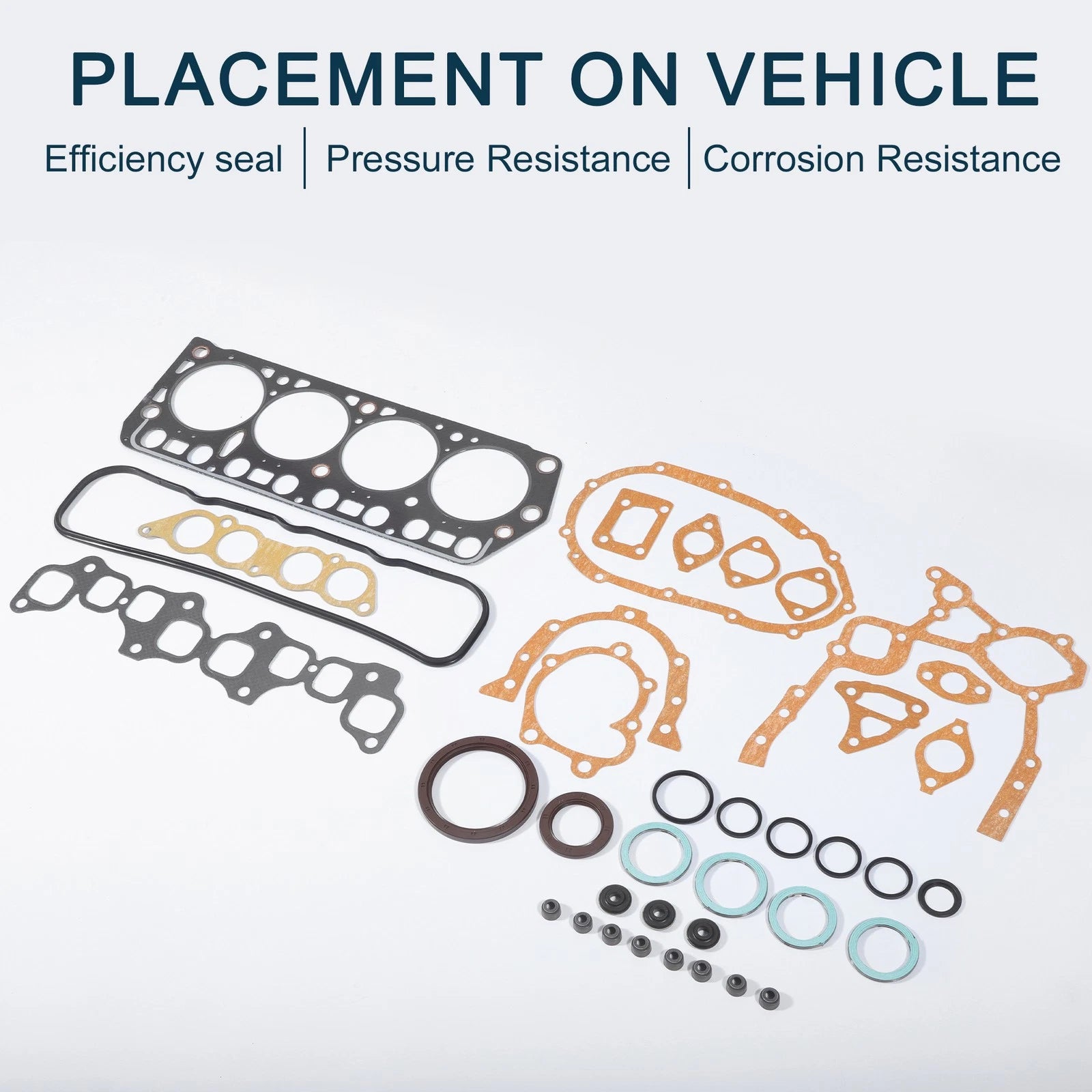 Cylinder Head Gasket Kit Replacement for Toyota 4Y Engine (1962–1984)