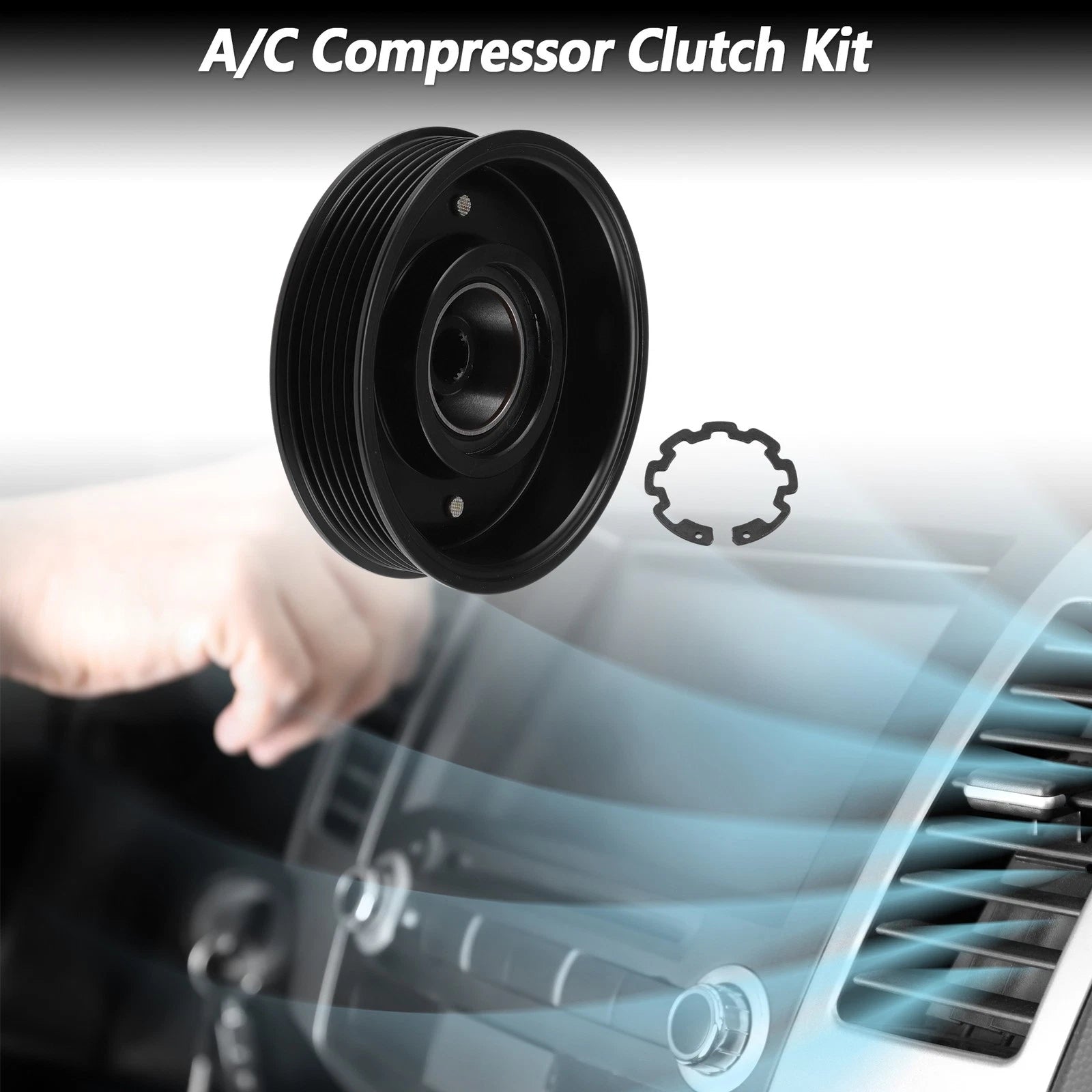 A/C Compressor Clutch Kit Replacement for Mercedes-Benz C230 (2001–2007)