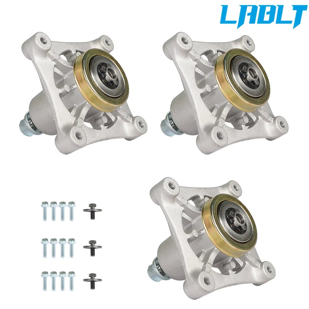 3X Spindle Assembly for Husqvarna YTH1848XP YTH2148XP (174356)