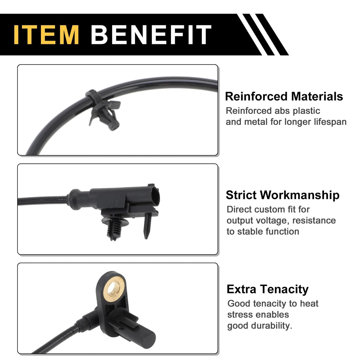 ABS Wheel Speed Sensor No. 479001CA0A for Infiniti FX35 (2003–2008) Rear Right