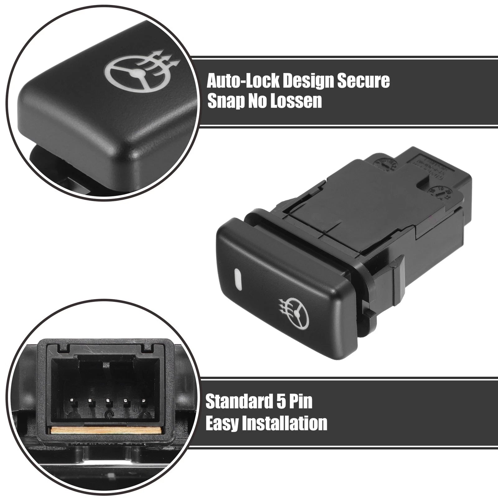 Steering Wheel Heating Switch for Toyota Alphard (2015–2020)