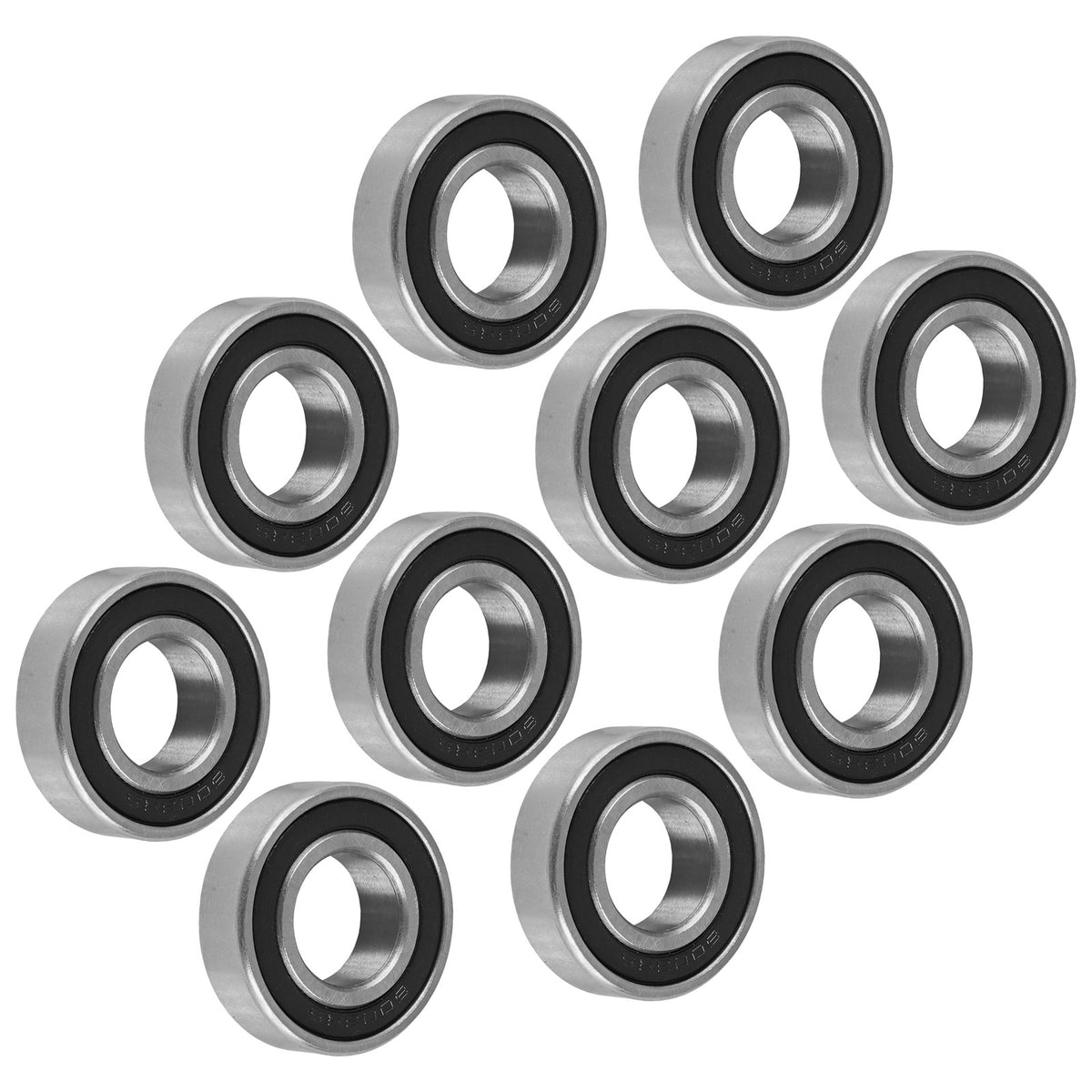 Deep Groove Ball Bearings Rubber Seal 2RS for Caltric 17x35x10 (1970–1990)