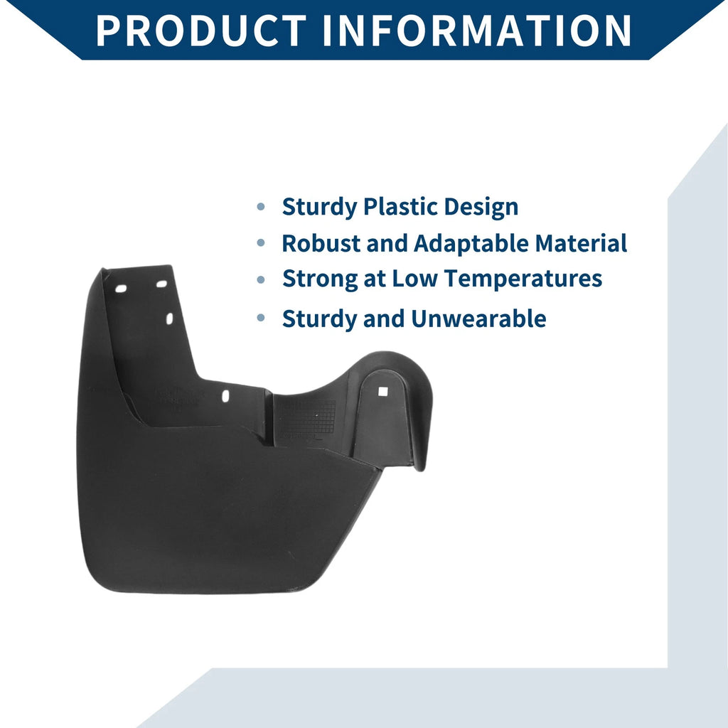 Set of 4 Mud Flaps Splash Guards for Renault Duster (2017–2023)