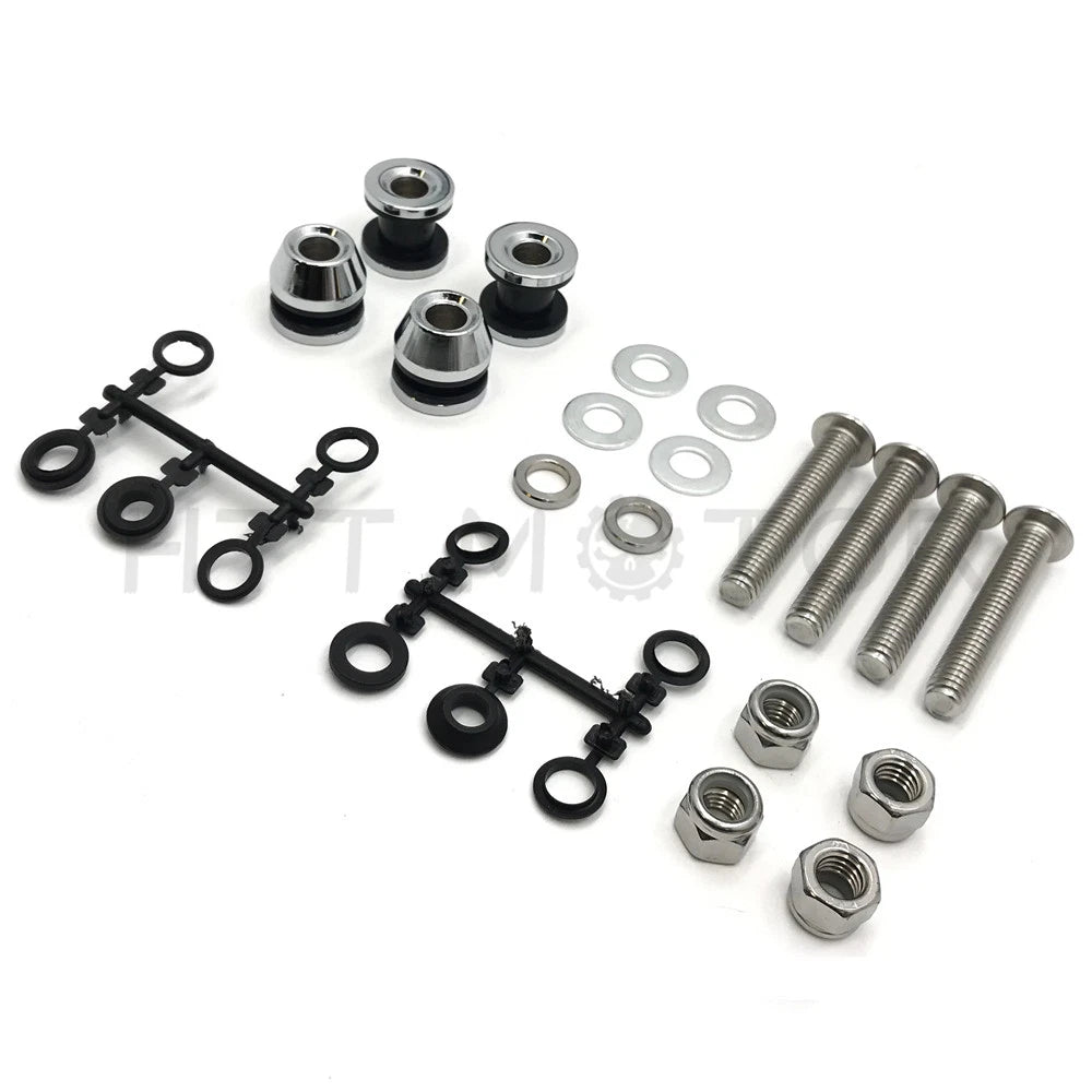 Sissy Bar Docking Hardware Kit for Harley Dyna FXDWG/FXDF (2006–Present)