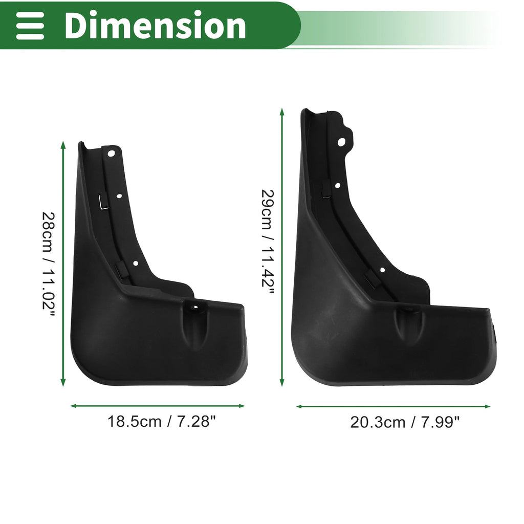 Mud Flaps Splash Guards for Buick Envision (2022–2024) W/ Mount Accessories