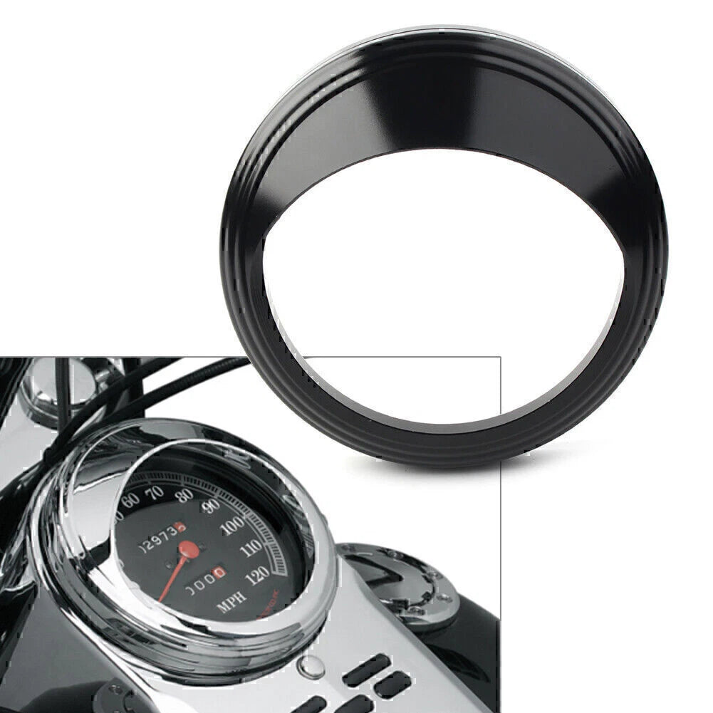 Speedometer Gauge Bezel Cover Trim Ring Visor for Harley Road Glide Custom