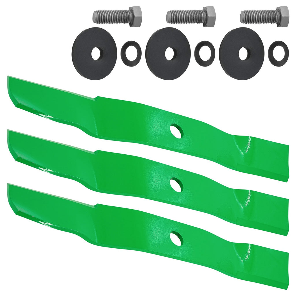 54" Deck Blades with Bolts Replacement for John Deere Z915B Z925A (2008–2018)
