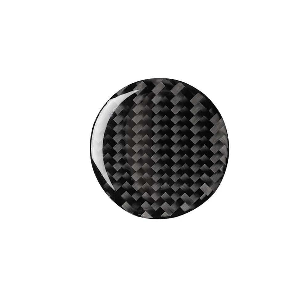 Interior Multi-Media Control Knob Cover Trim for Audi A3 8V (2014–2019) Carbon Black