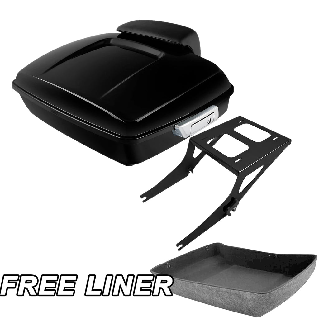 Chopped Trunk Pad Mount Rack for Harley Fat Boy FLST (2008–2016)