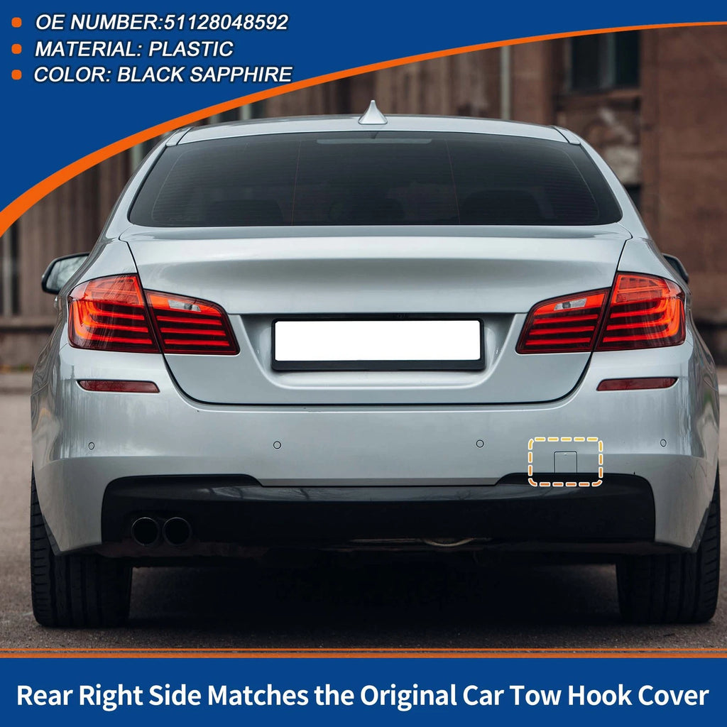 Rear Tow Hook Cover Replacement for BMW 5 Series (2011–2017)