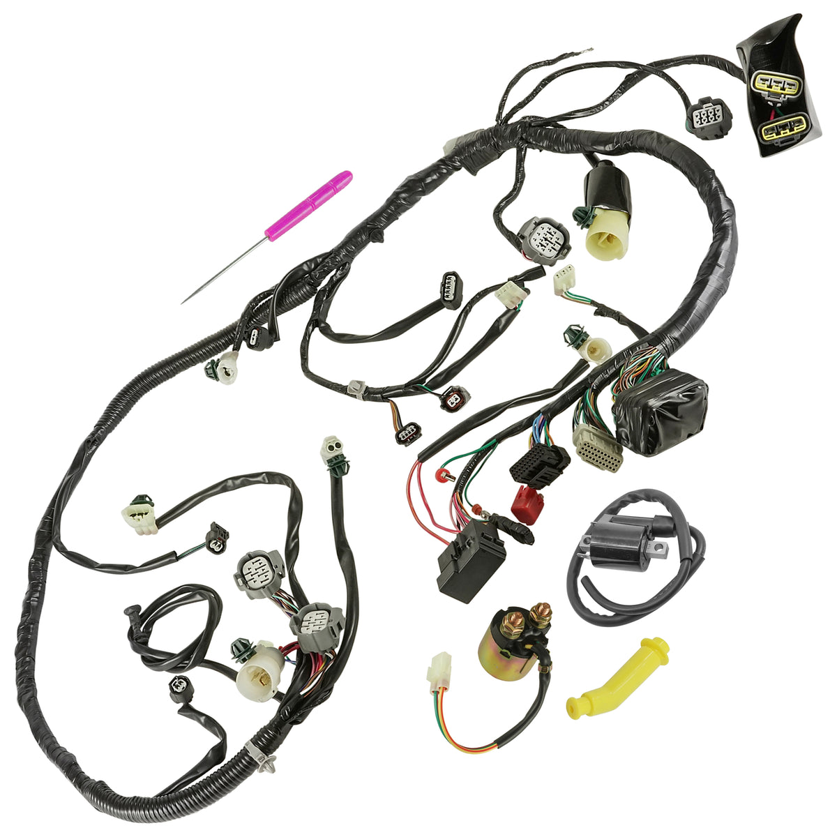 Ignition Coil Wire Harness and Relay for Honda Rancher 420 TRX420FM (2007)