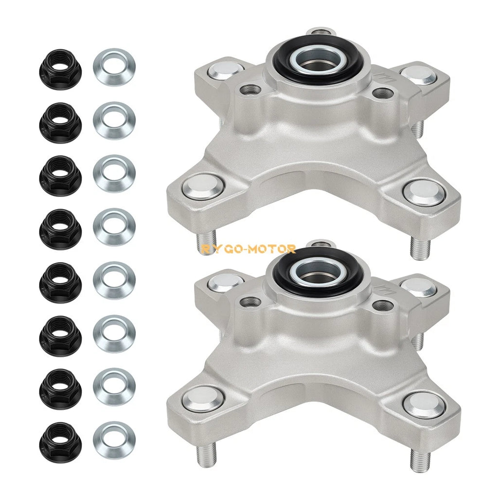 Front Wheel Hubs & Flange Lug Nuts for Honda Sportrax 250 400 (2001–2006)
