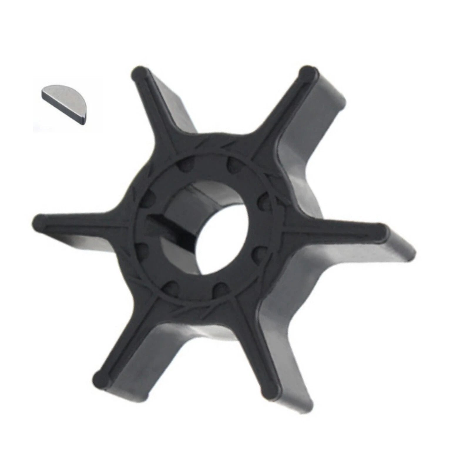 Water Pump Impeller with Key for Yamaha Outboard Motor (63V-44352-01, CEF 500363)