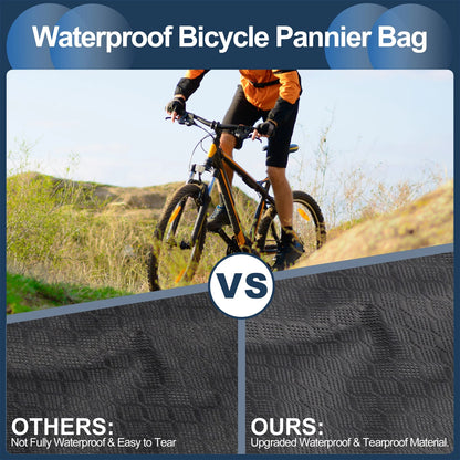 Bike Frame Bag Waterproof Bicycle Front Frame Organizer for Universal Bike
