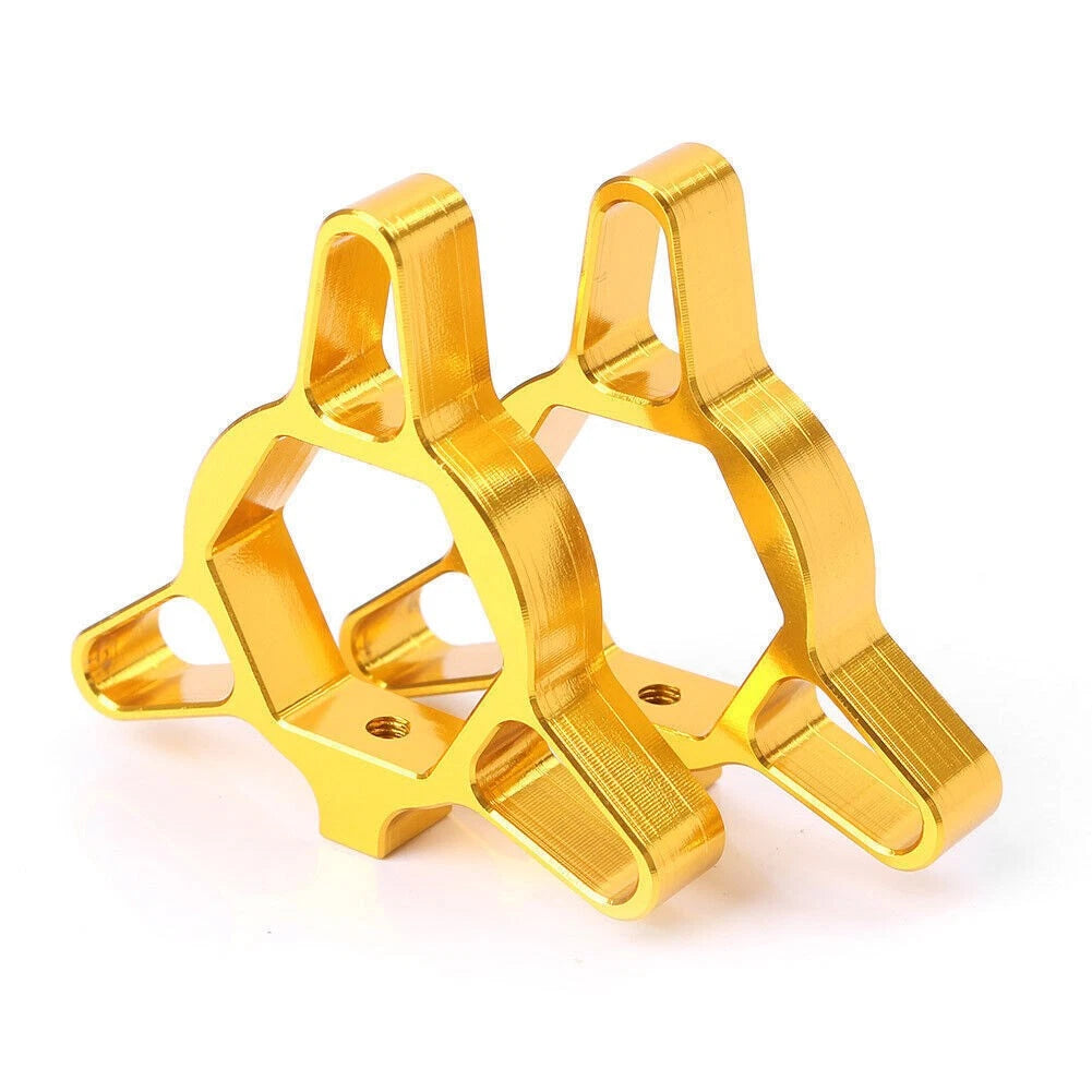 1 Pair CNC Suspension 22mm Fork Preload Adjusters Universal Aluminum Gold