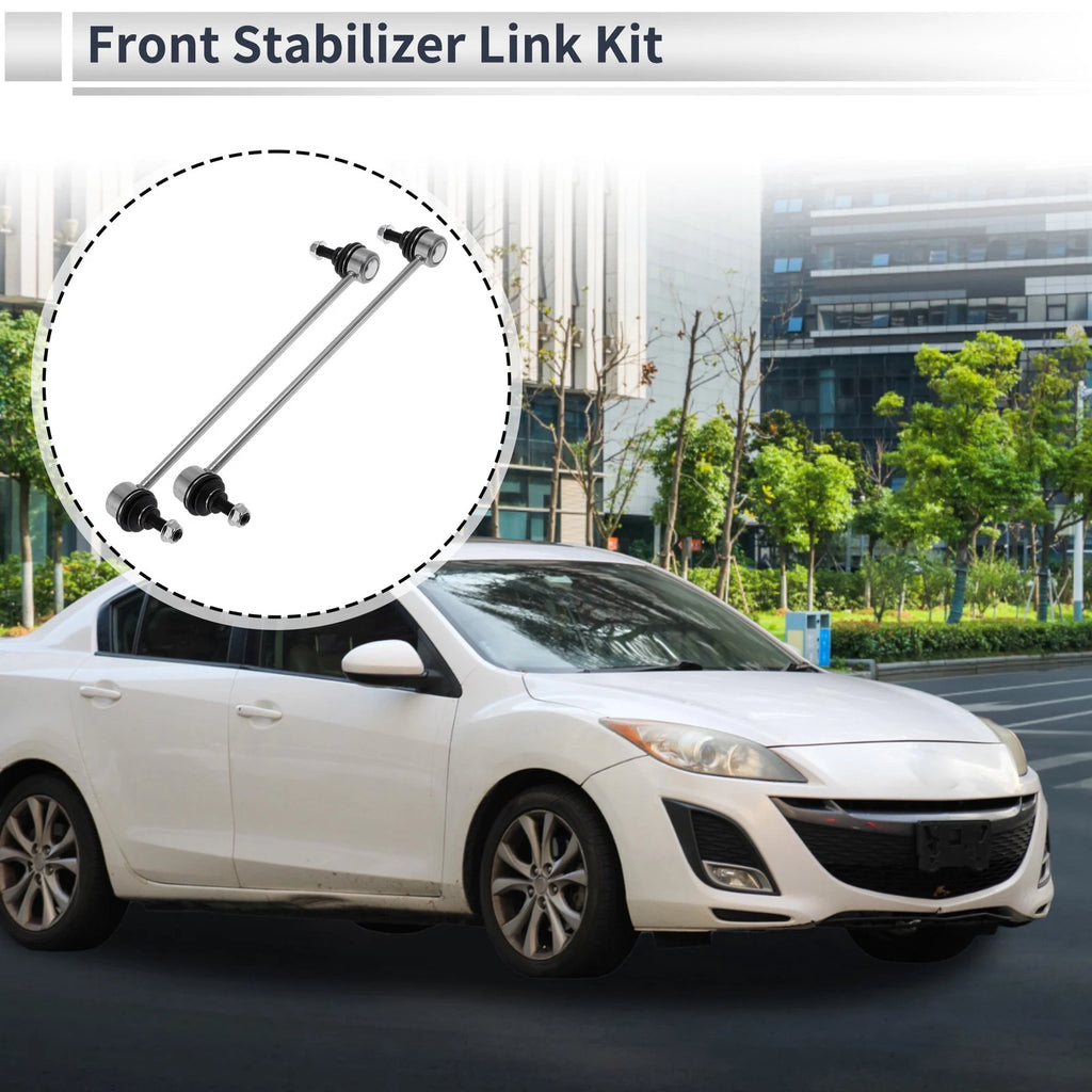 Front Stabilizer Bar Links No Bushing for Mazda 3 (2010–2013) 2 Pcs