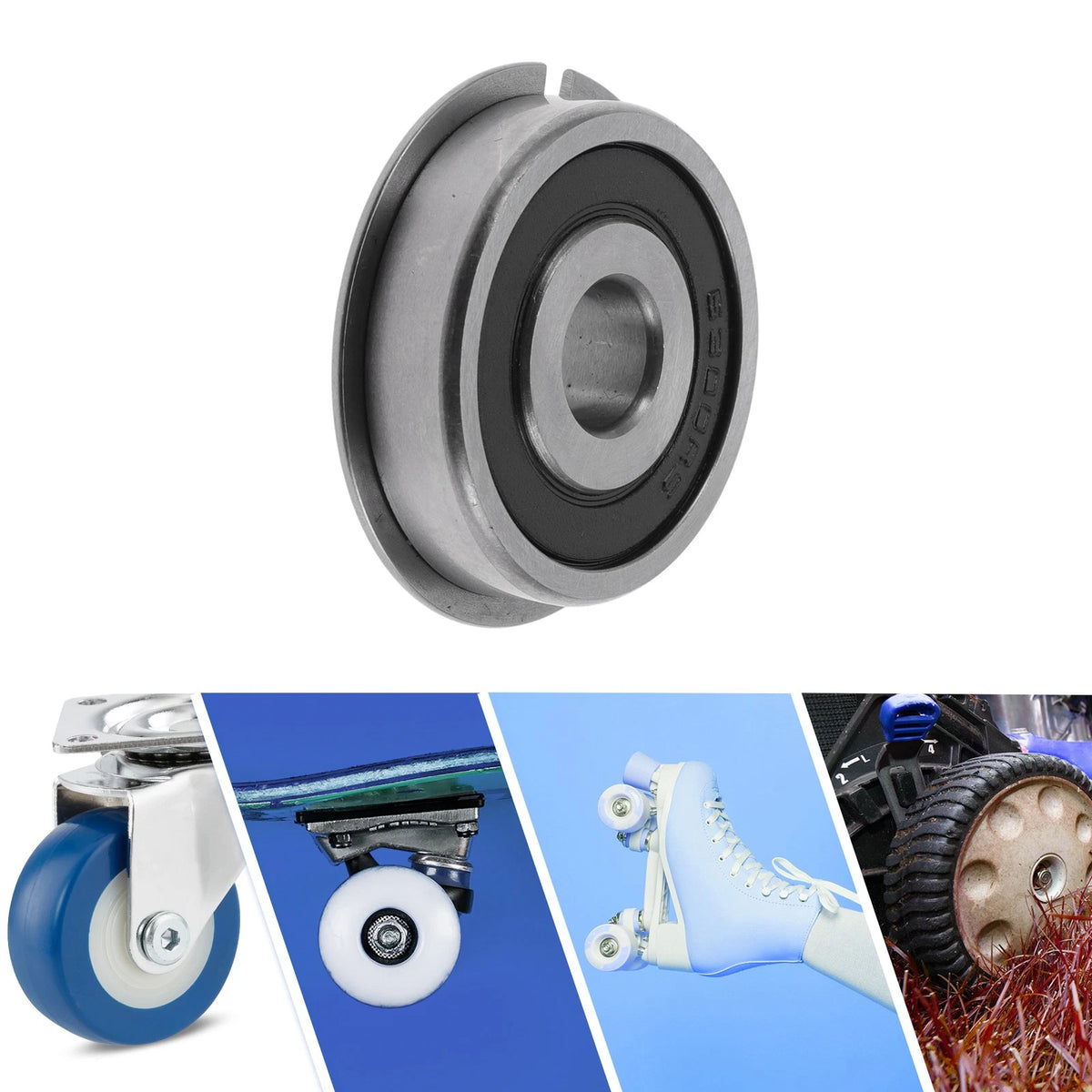 Deep Groove Ball Bearing 10x35x11mm for Scooter Skateboard (6300NR2RS)