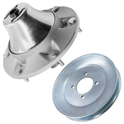 Deck Spindle with Pulley for John Deere Z820A Z830A Z840A Z850A Z860A