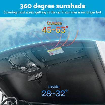 6 Layer WindScreen Sun Shade for Kia Carnival (2014–2020) UV Protection