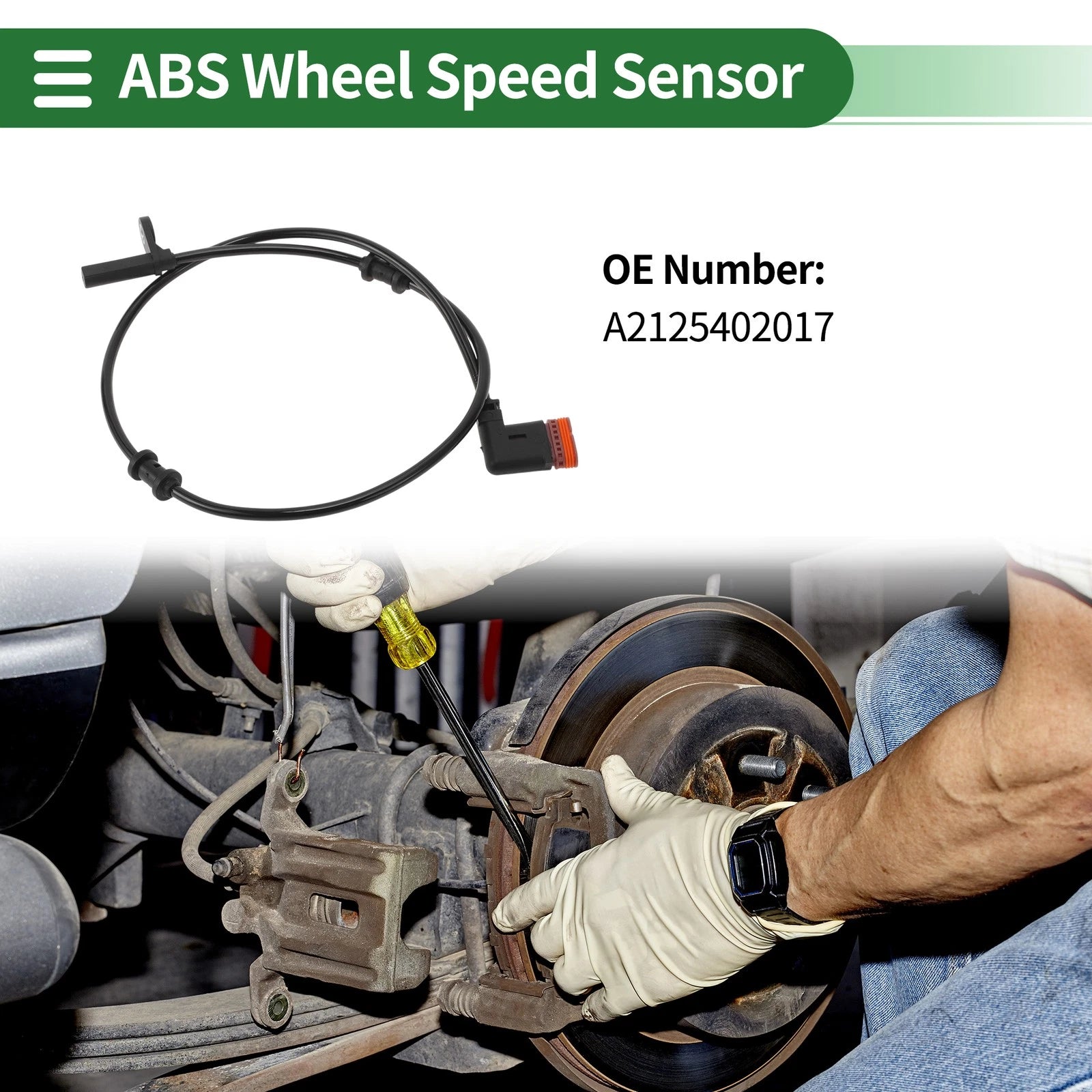 ABS Wheel Speed Sensor Replacement for Mercedes-Benz E300 (2011–2016)
