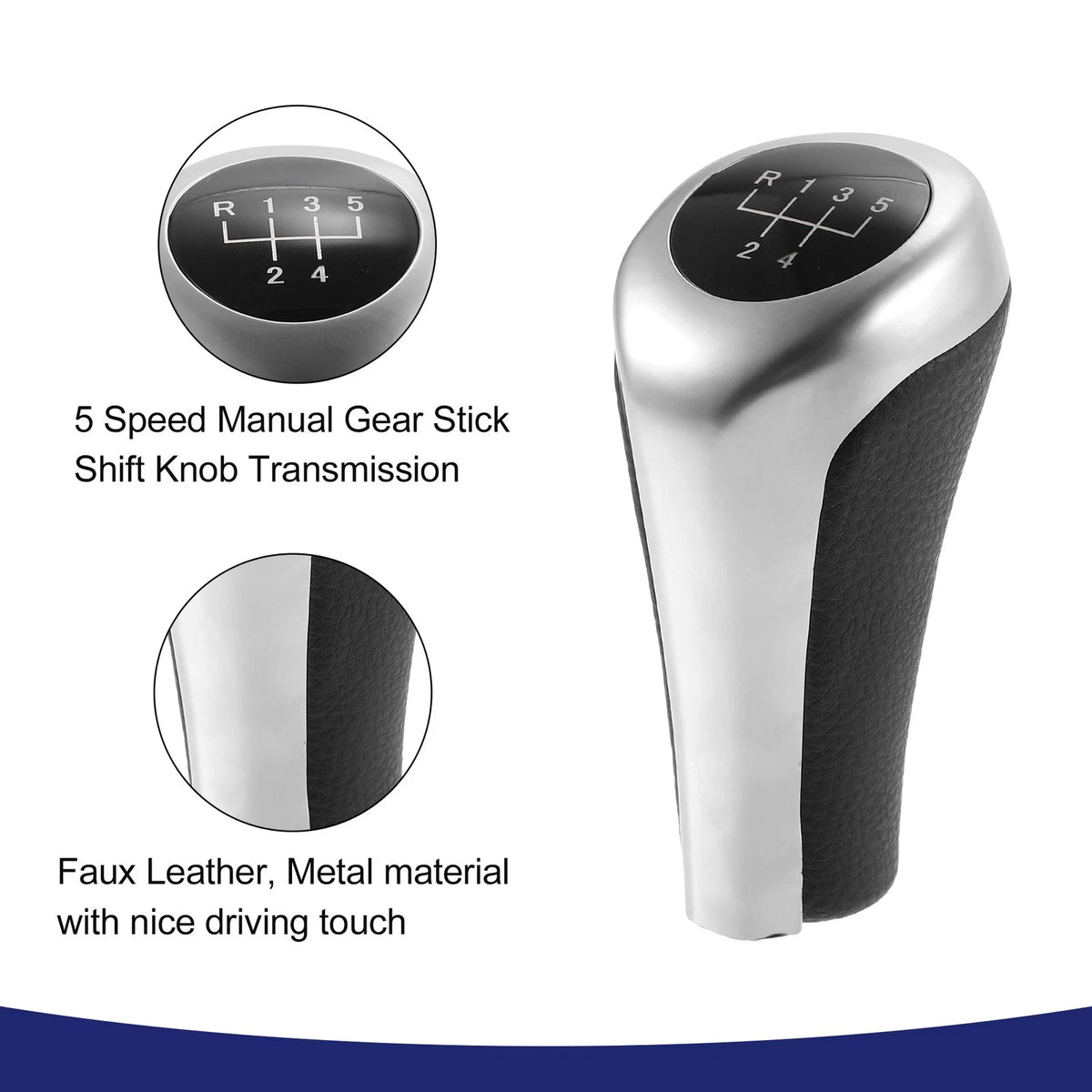 5 Speed Manual Gear Stick Knob Replacement for BMW X1 X3 X5 (2009–2024)