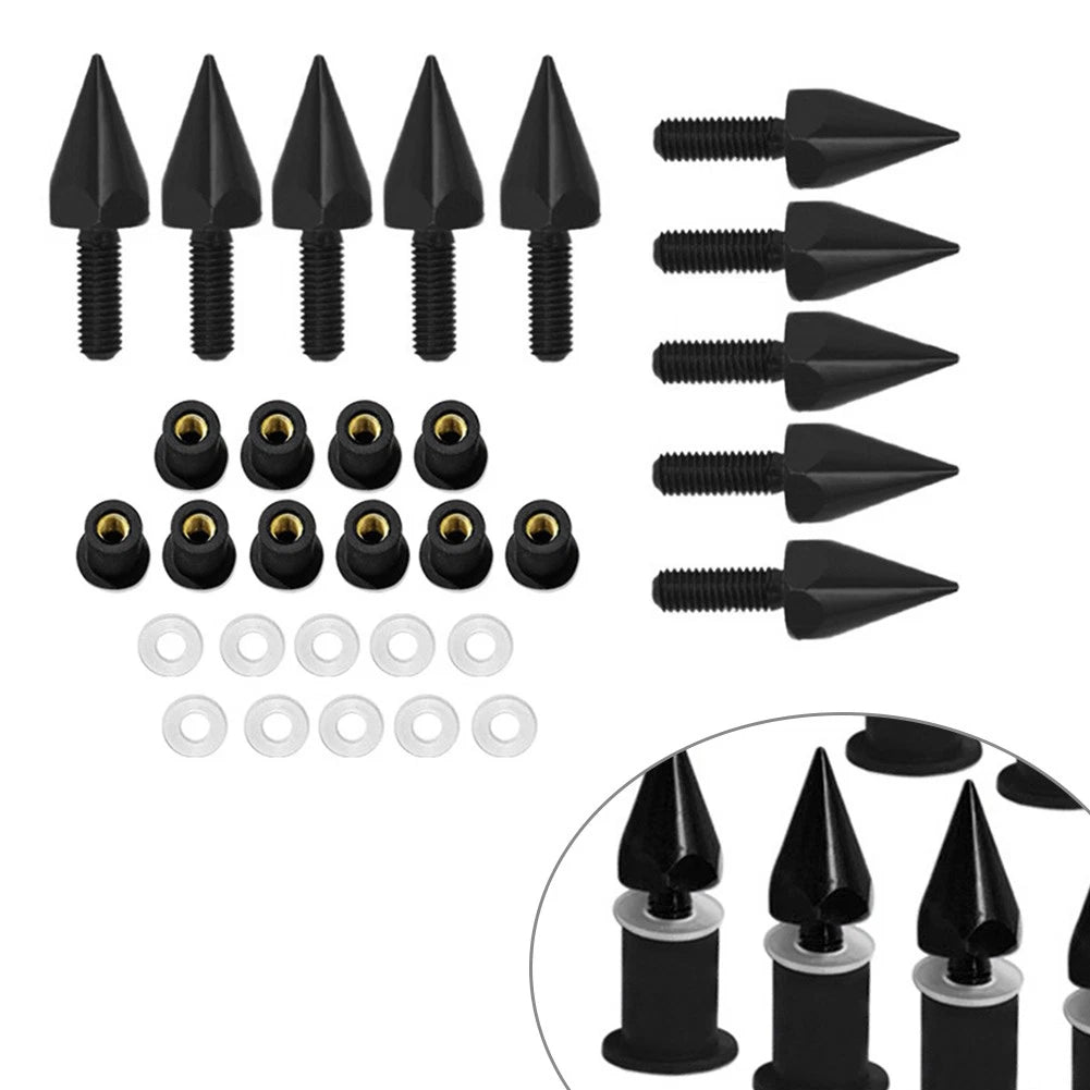 10Pcs Windshield Screws for Motorcycle (5MM)