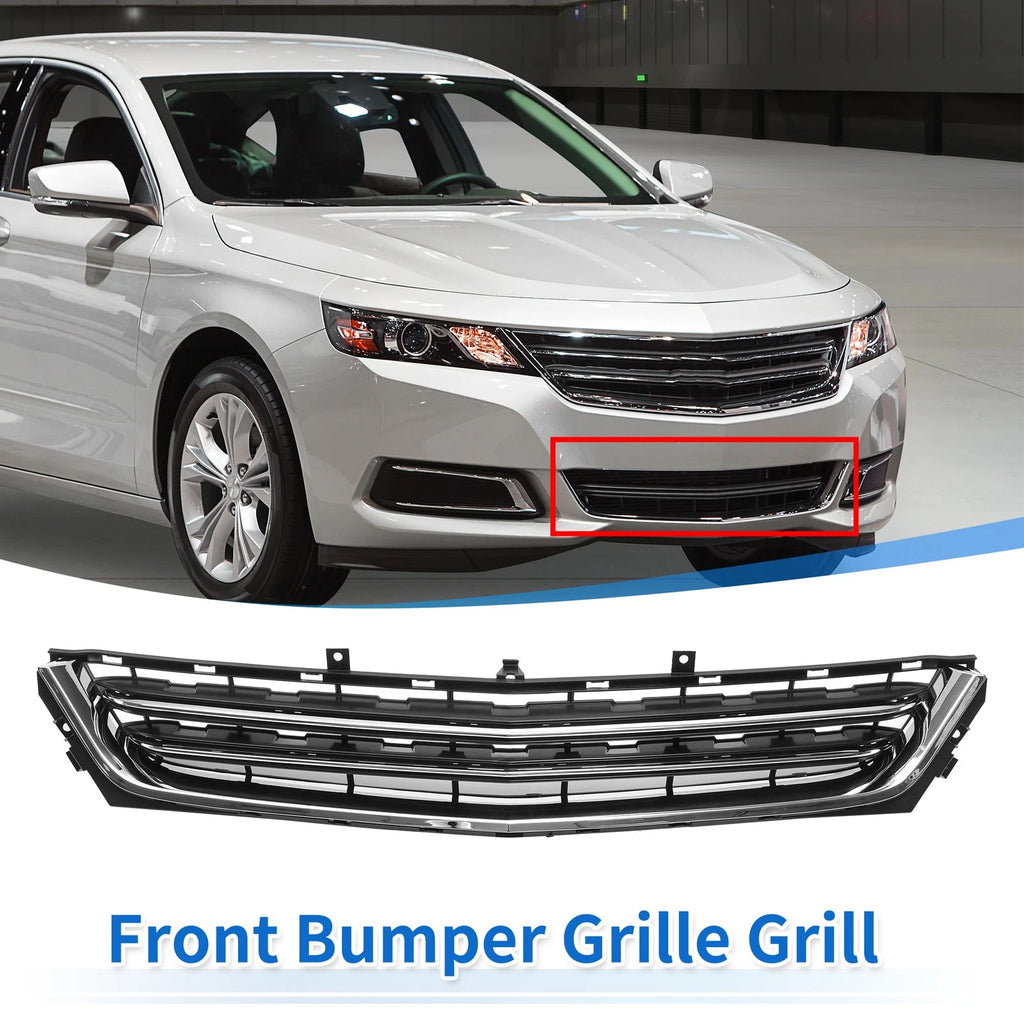 Front Lower Bumper Grille Grill Replacement for Chevrolet Impala (2000–2005)
