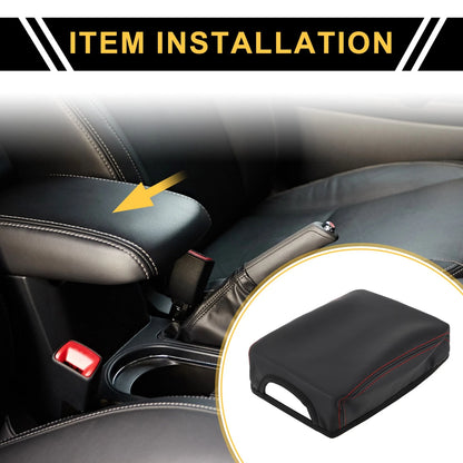 Car Center Console Lid Armrest Cover for Toyota Tacoma (2016–2020) Black