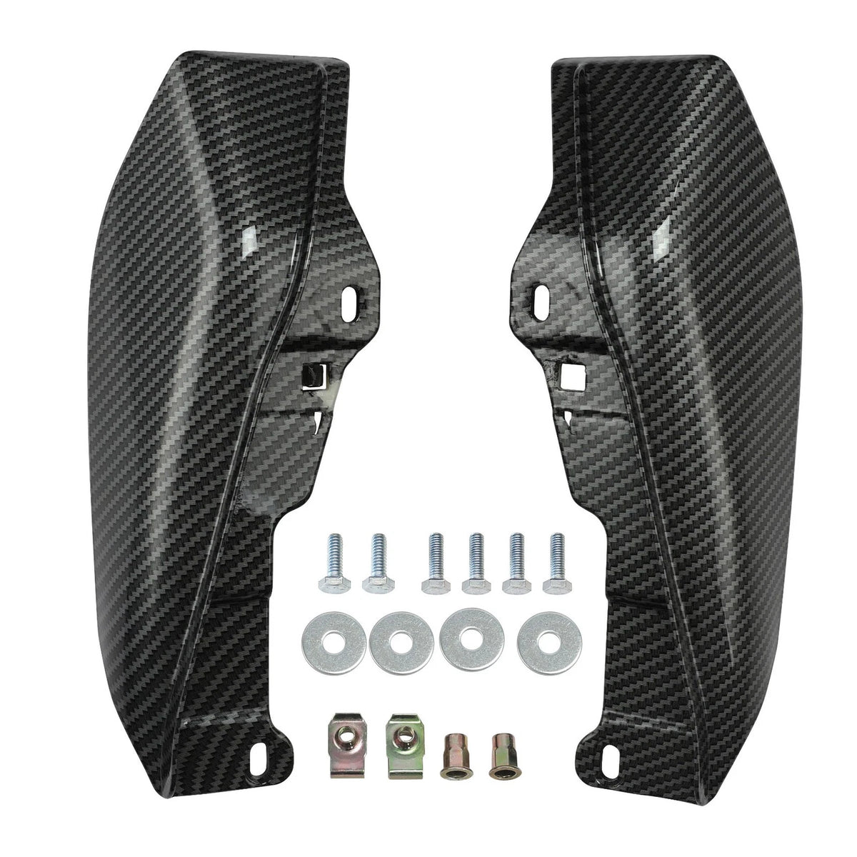 Carbon Fiber Matte Black Mid-Frame Air Deflector for Harley Touring (2009–2023)