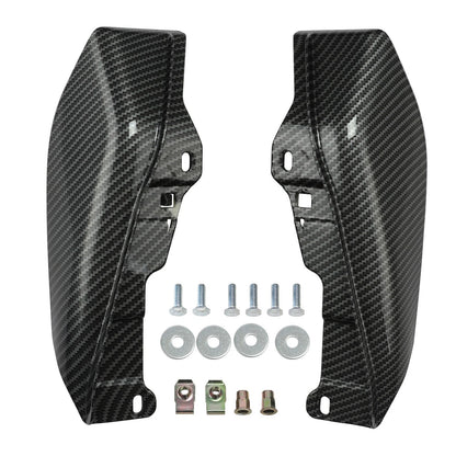 Carbon Fiber Matte Black Mid-Frame Air Deflector for Harley Touring (2009–2023)