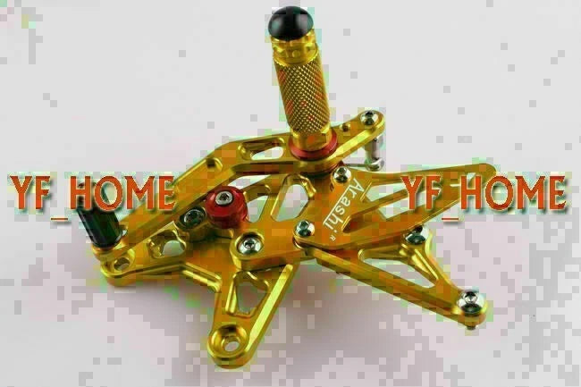 Rear Foot Pegs Set for Kawasaki Ninja ZX6R (2009–2017) 15 Gold