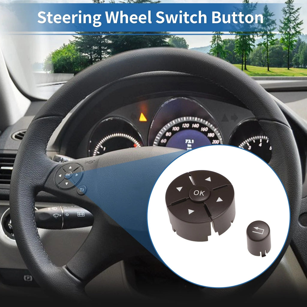Steering Wheel Control Button Cover for Mercedes-Benz C-Class (2007–2010)