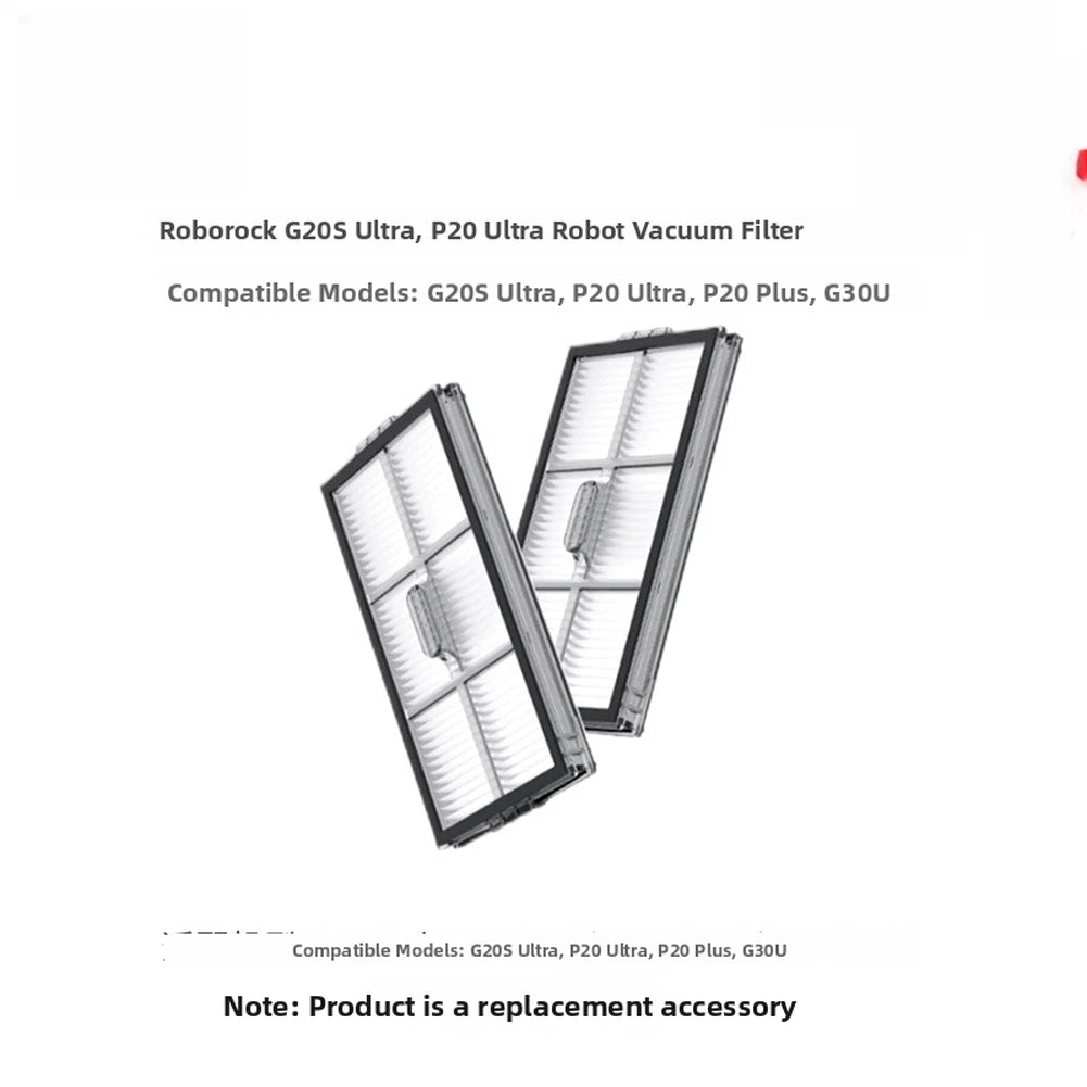 Filter Element for Roborock P20Ultra G30U G20SU (11.2 cm x 5.8 cm)