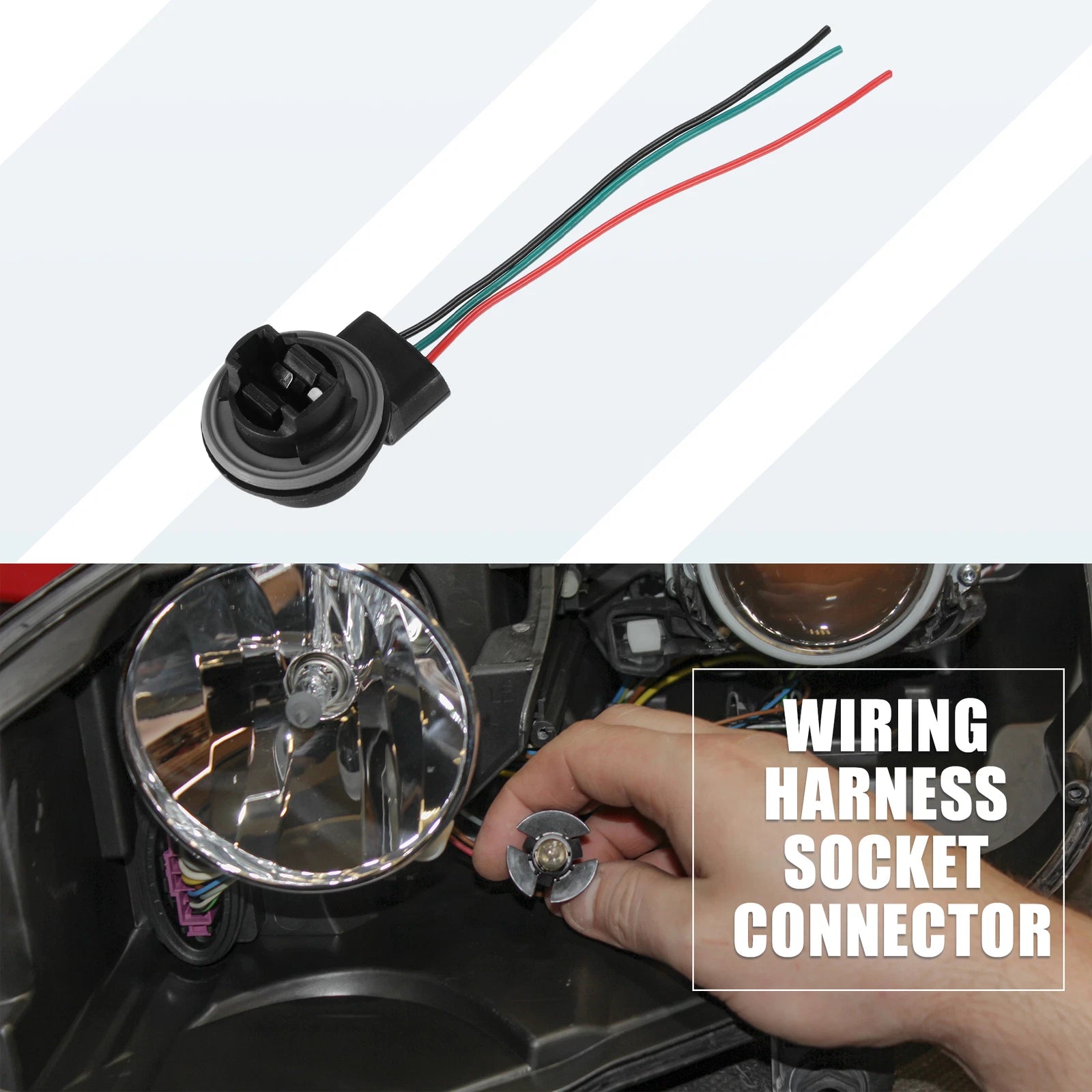 3157 Bulb Socket Harness Wire for LED Bulbs (Turn Signal, Brake Lights)