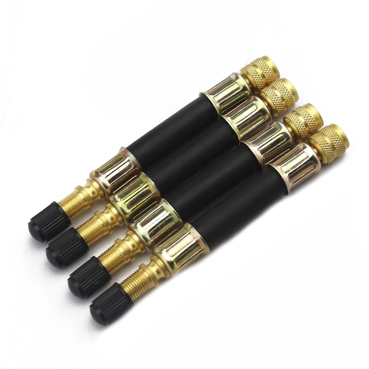 Set of 4 Flexible Rubber Tyre Valve Extensions 105mm for Lorry Van Bus